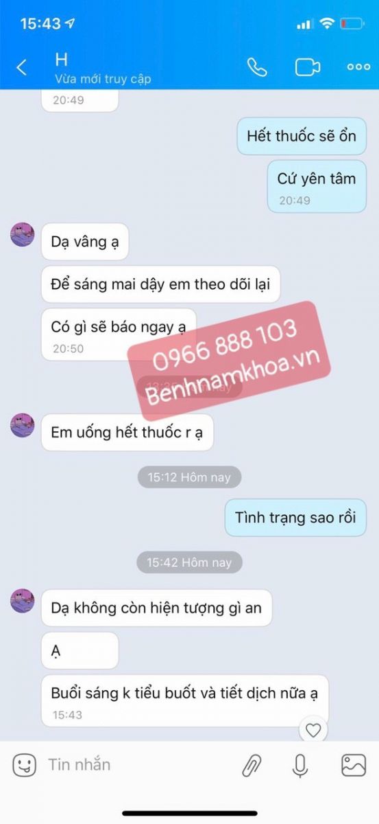 Phản hồi chữa bệnh lậu 2021 -28 Phản hồi chữa bệnh lậu 2021 - 28